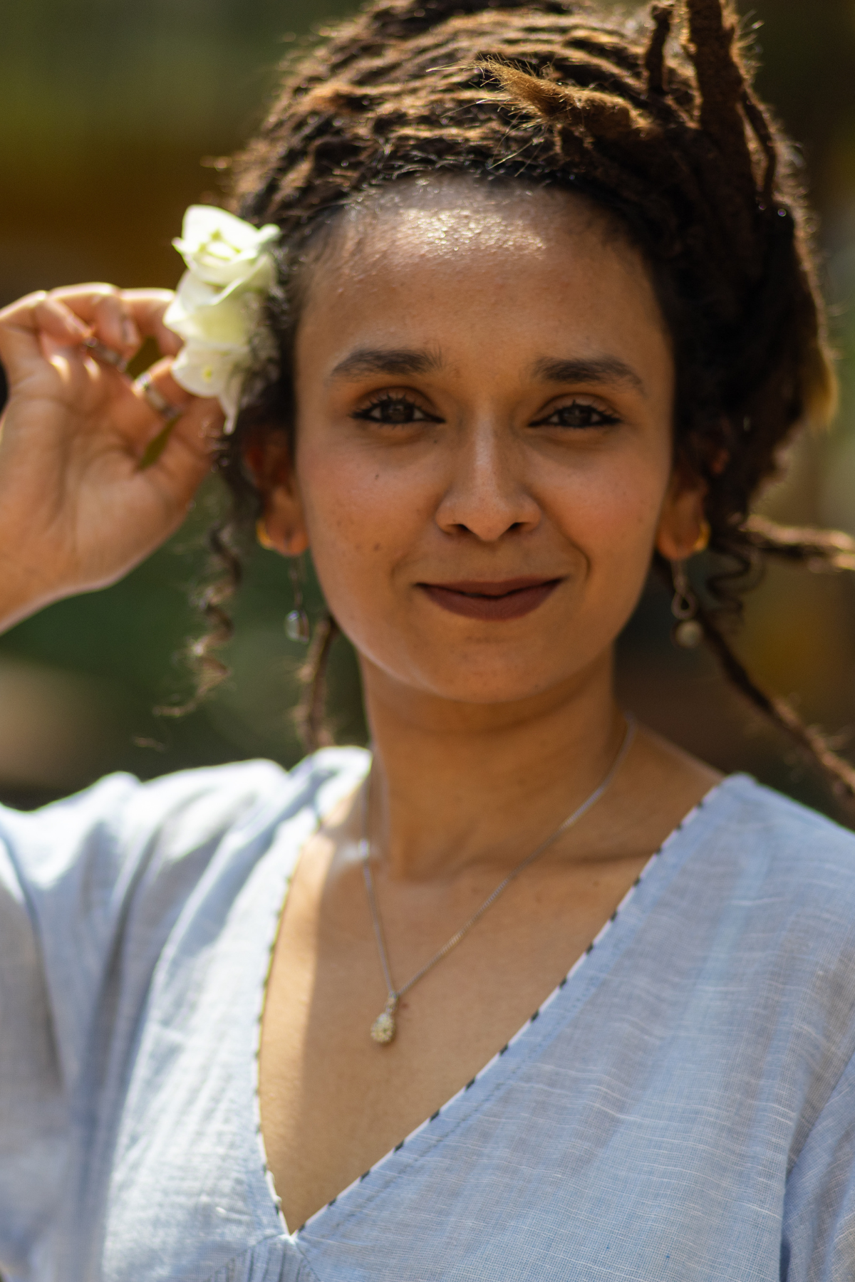 Nila Dress - Sky Blue