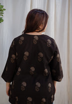 Izah Dabu Slub Cotton Top