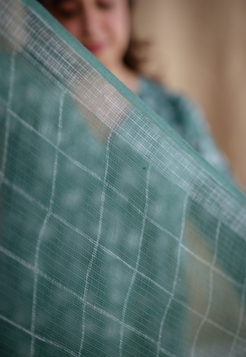 Sireen Dabu Slub Cotton Hand Embroidered Kali Kurta