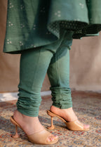 Sireen Dabu Slub Cotton Hand Embroidered Kali Kurta