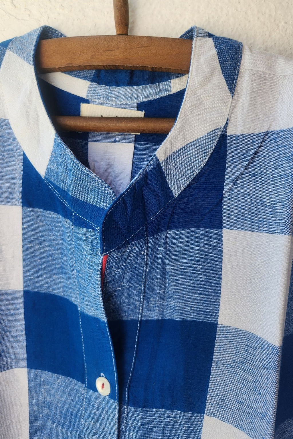 Zoya Tunic in Bright Blue Gingham