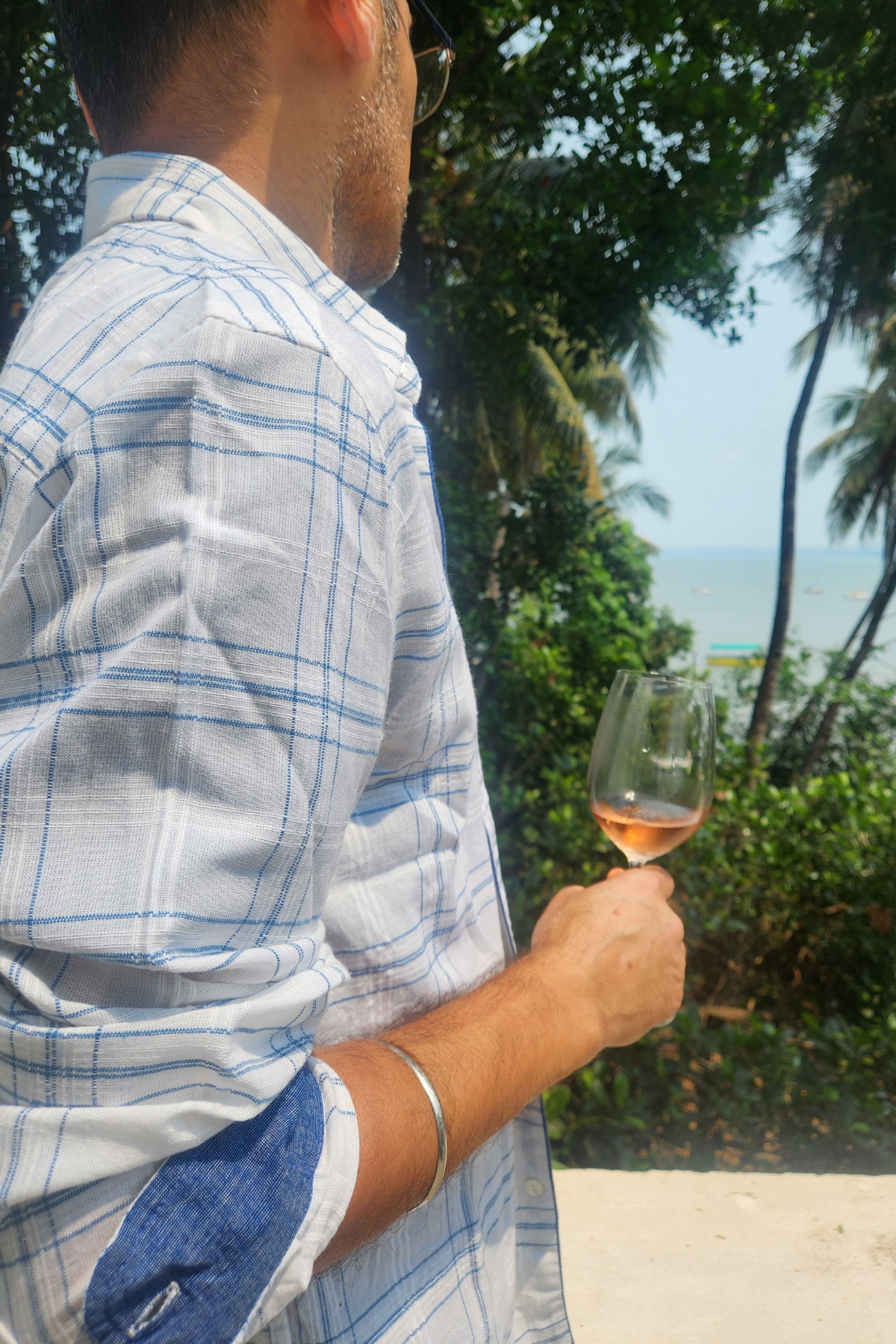 Sol Men Shirt - Blue checks