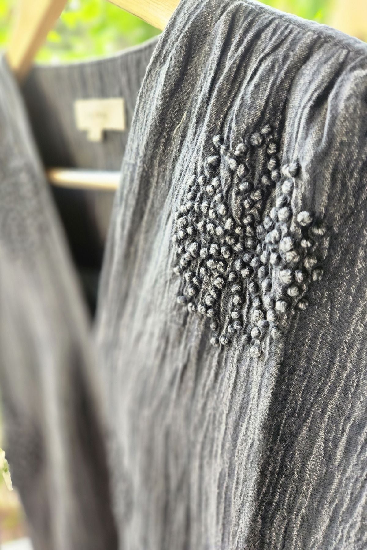 Elize Dress in Charocal Gray