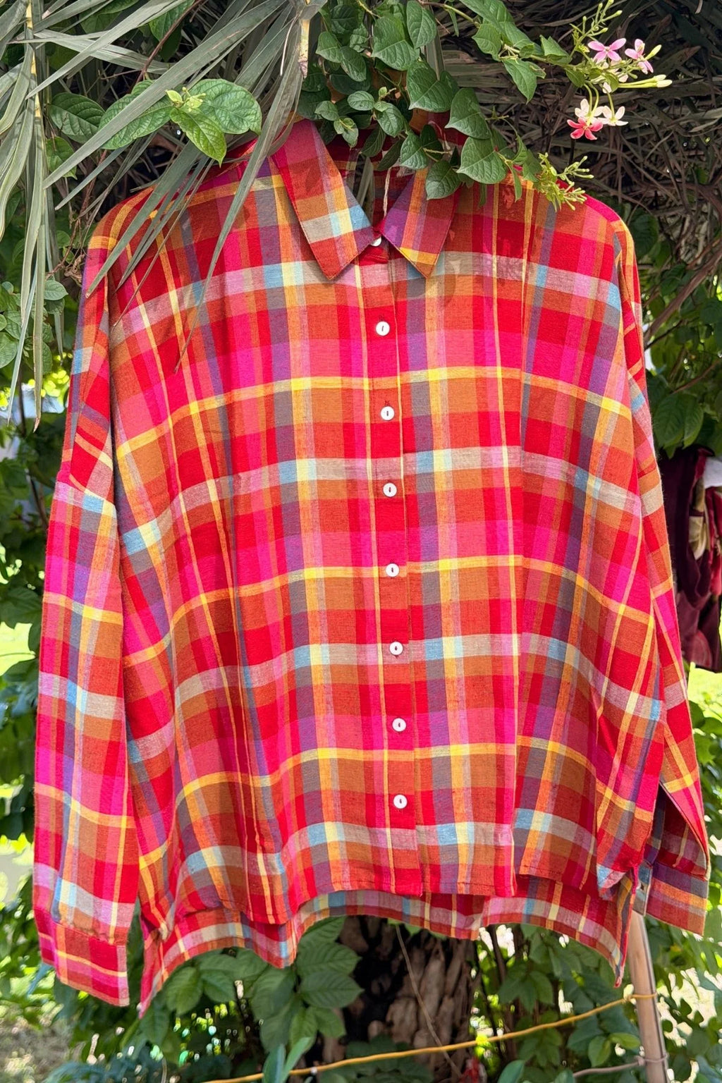 Fiza Shirt in Madras Checks