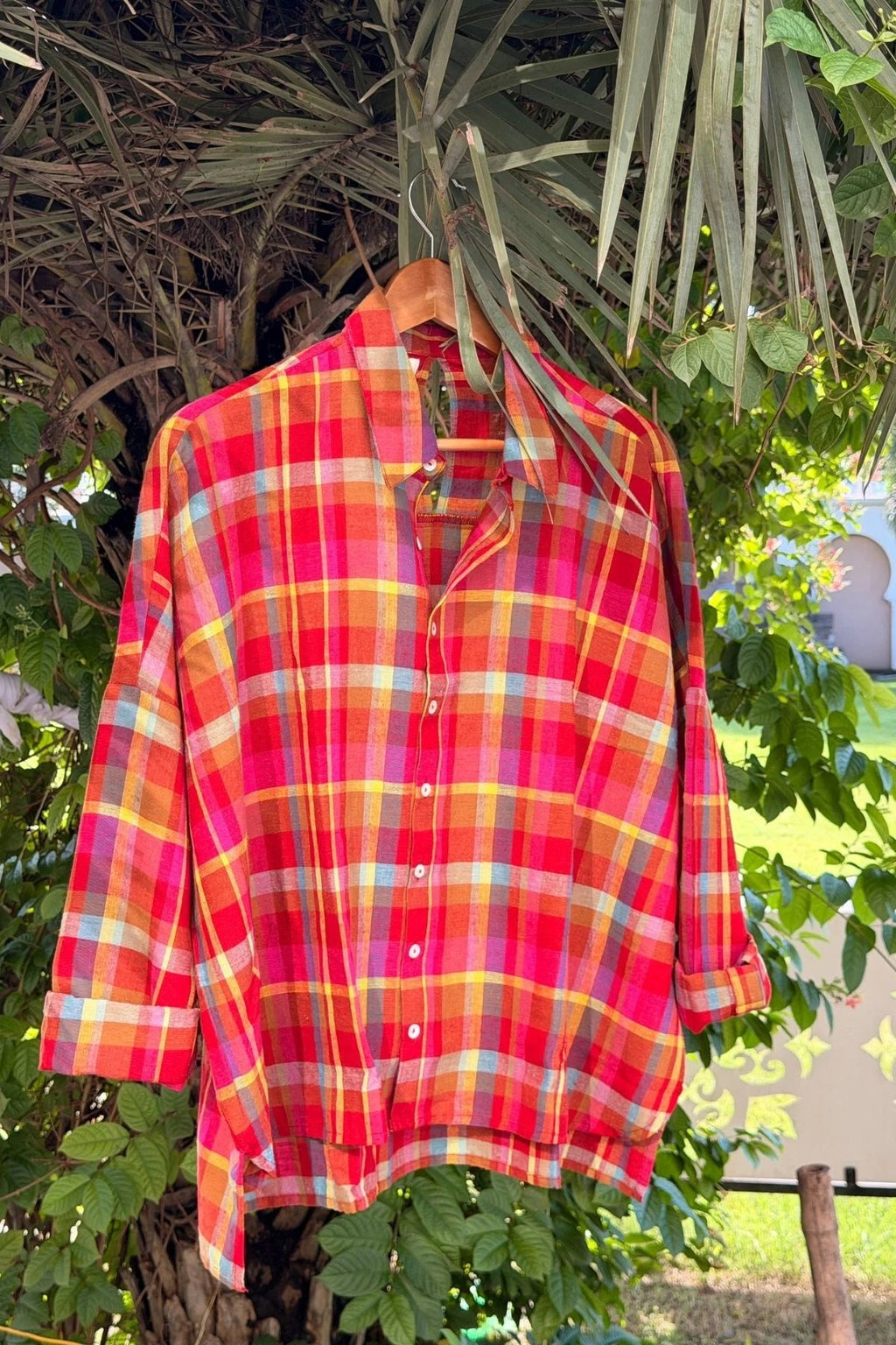 Fiza Shirt in Madras Checks