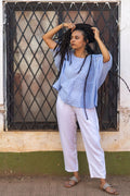 Mala Top in Sky Blue