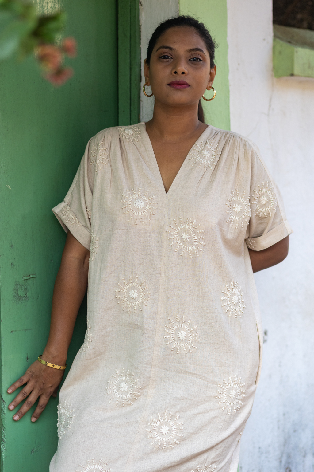 Elize Dress - Natural beige