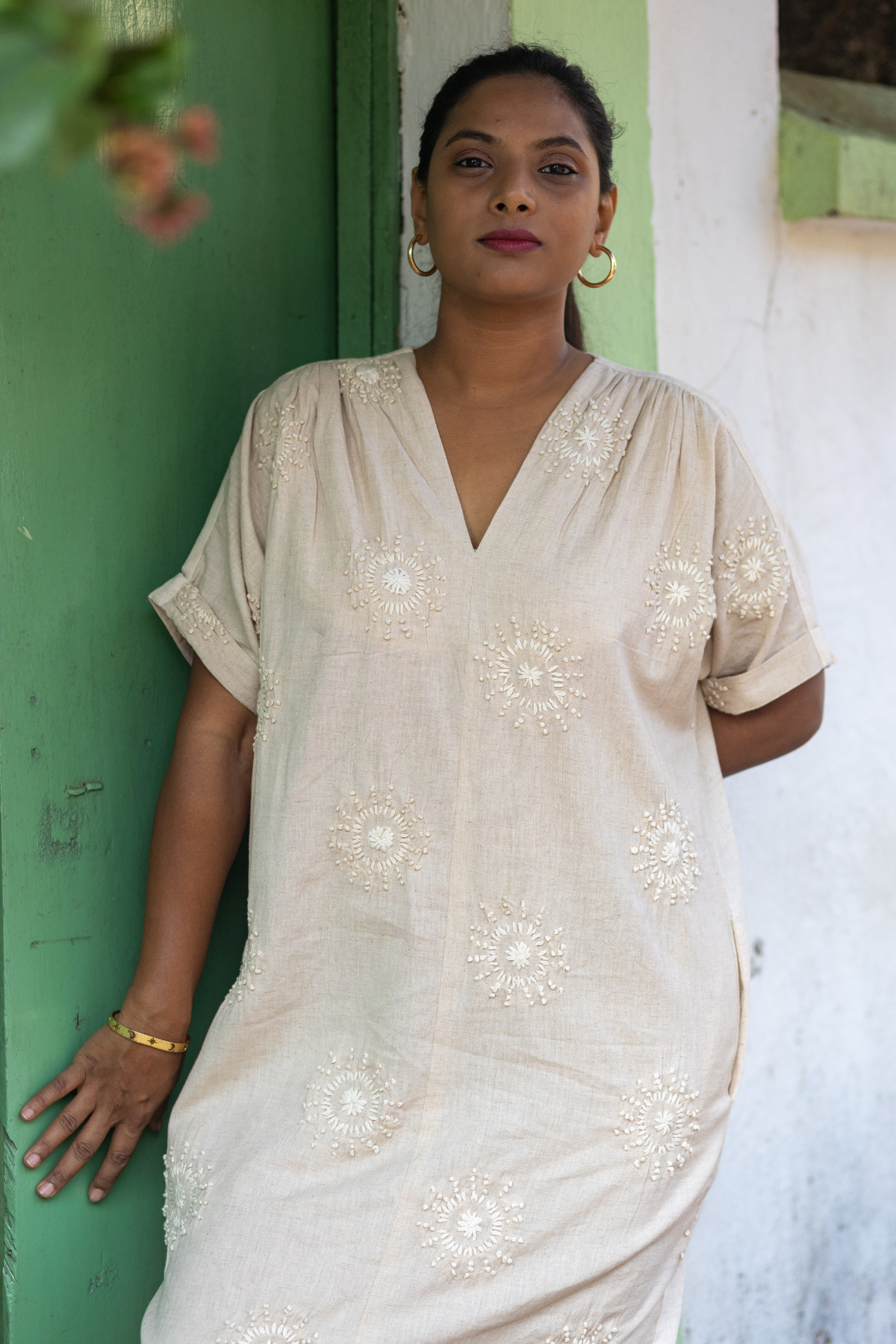 Elize Dress - Natural beige