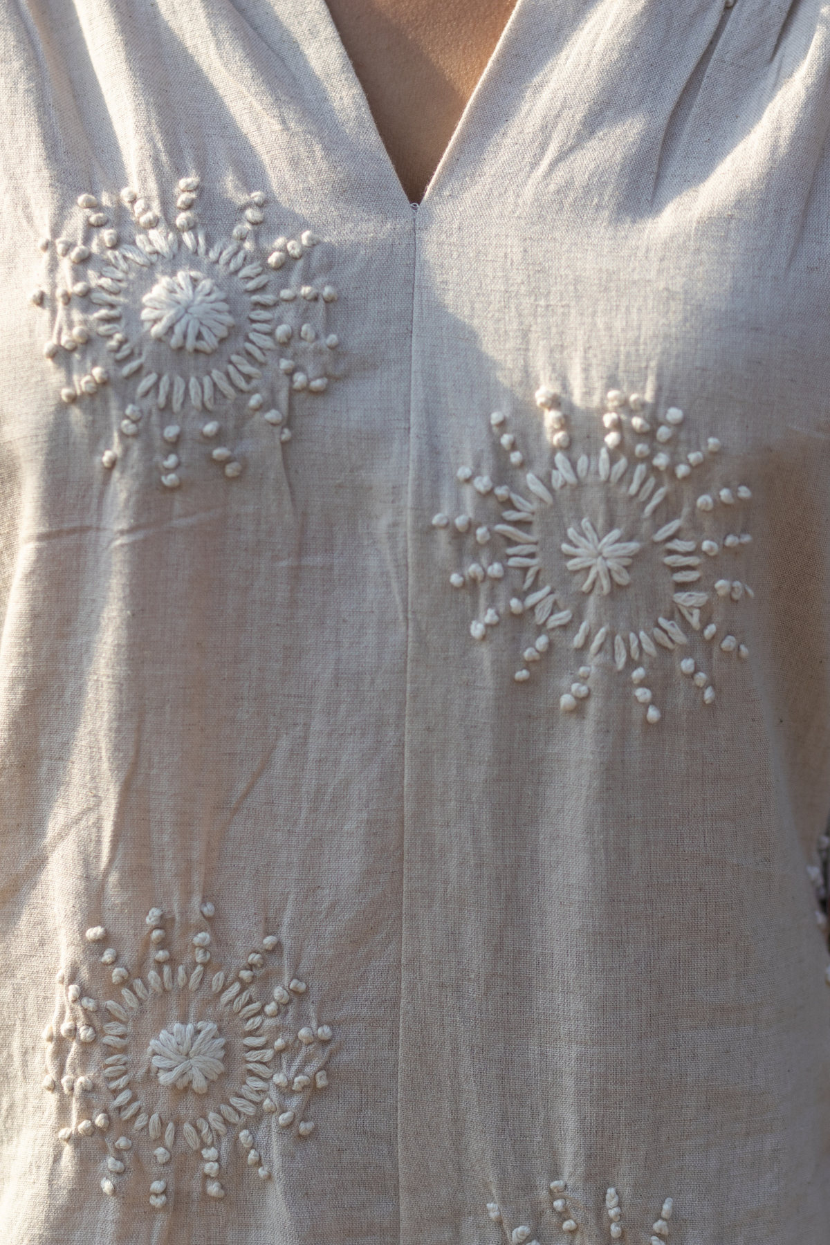 Elize Dress - Natural beige