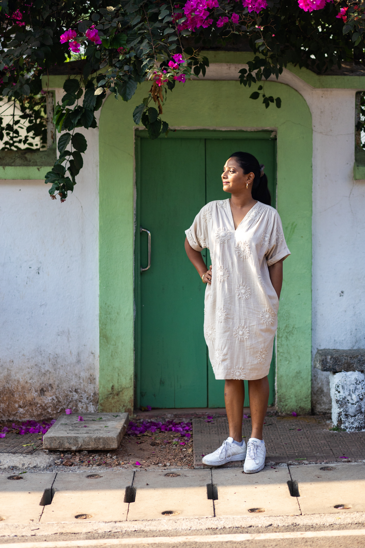 Elize Dress - Natural beige