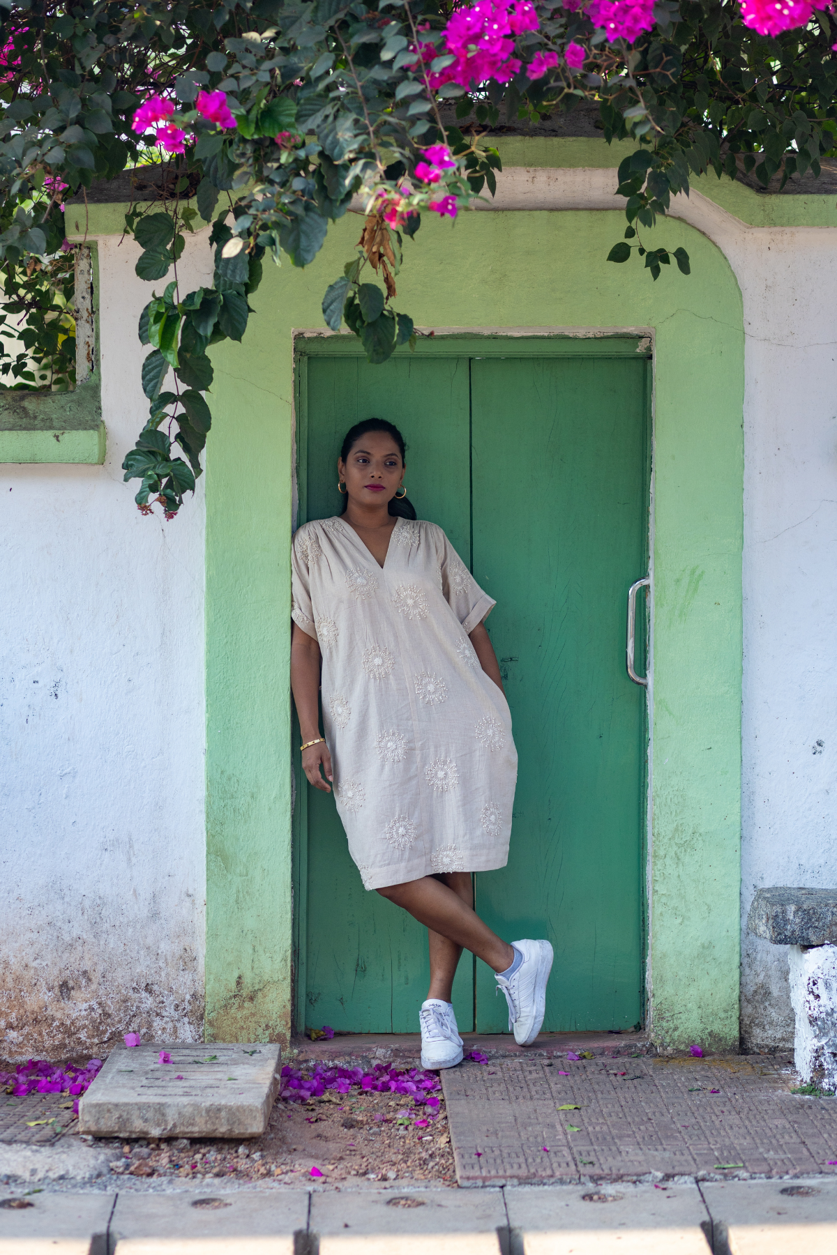 Elize Dress - Natural beige