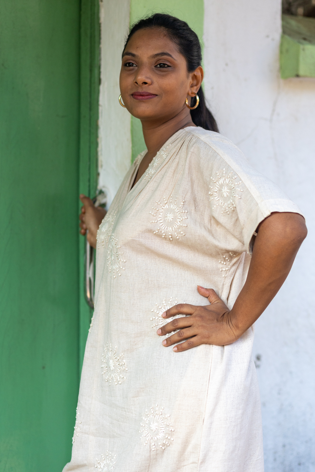 Elize Dress - Natural beige