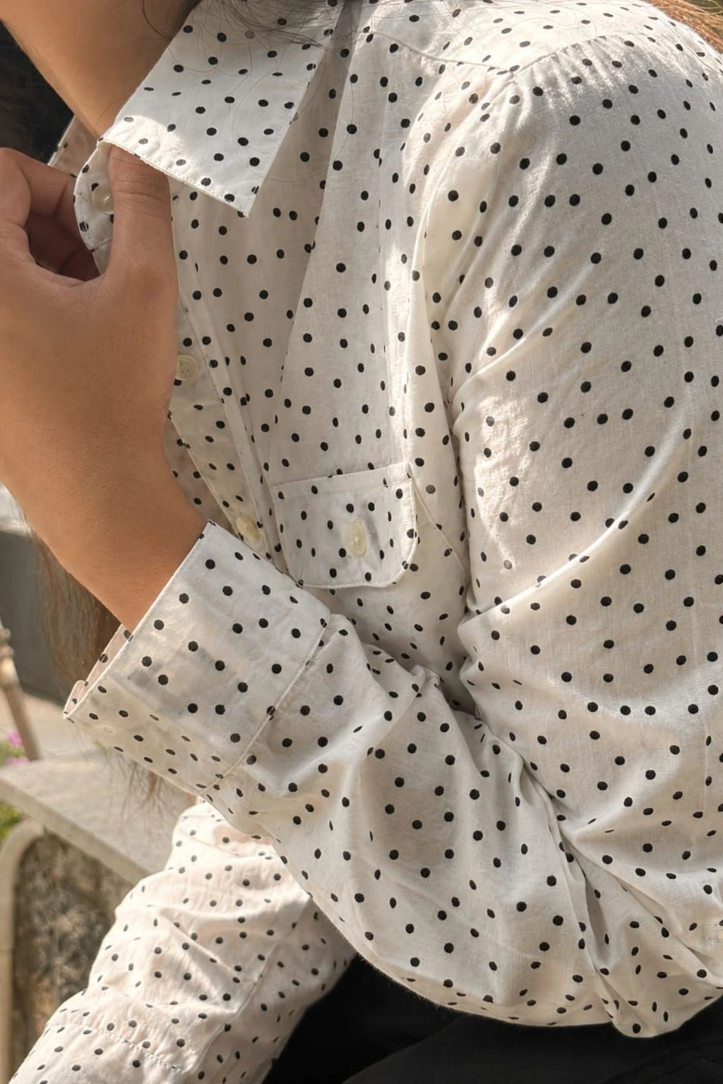 Raahi Shirt in Polka Dots
