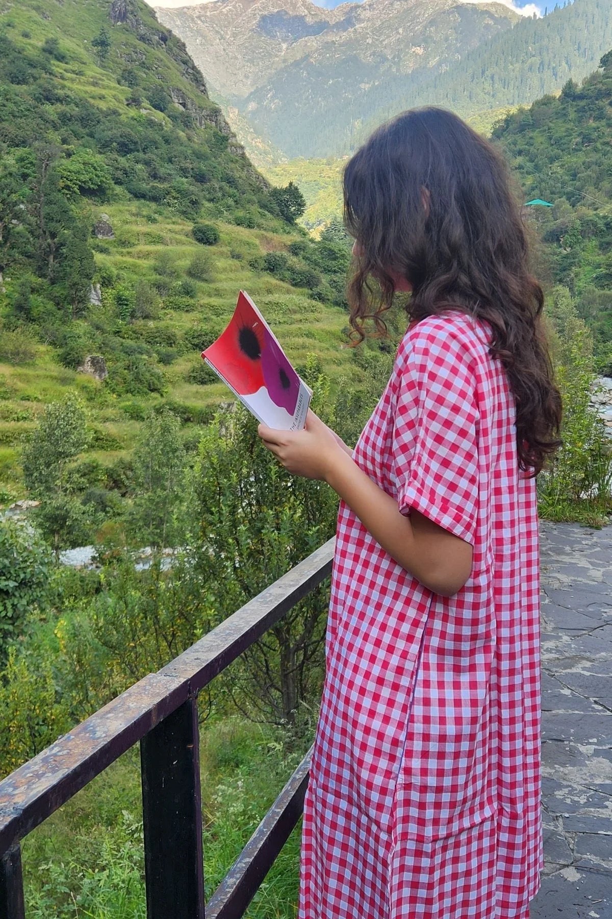 Zoya Tunic in Red Gingham