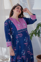 Minal Kali Slub Cotton Kurta