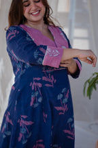 Minal Kali Slub Cotton Kurta