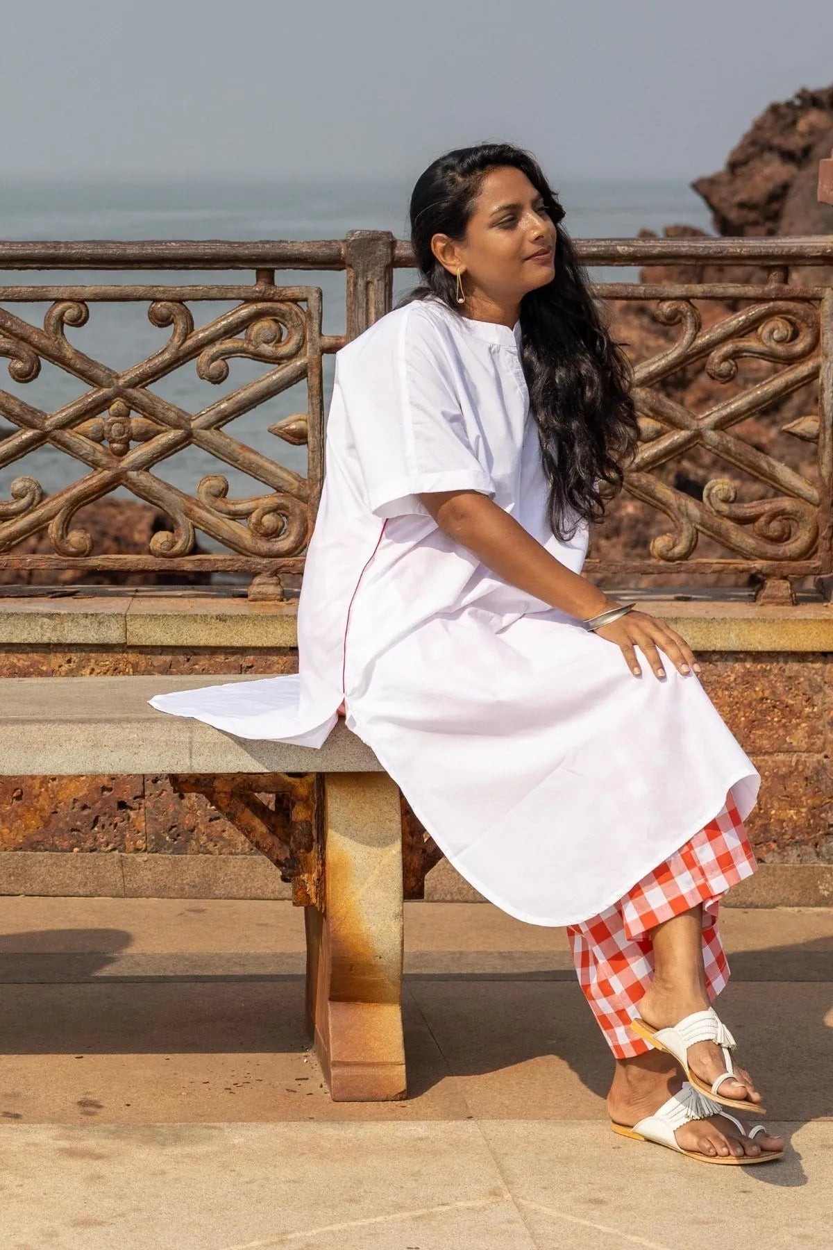 Zoya Tunic White