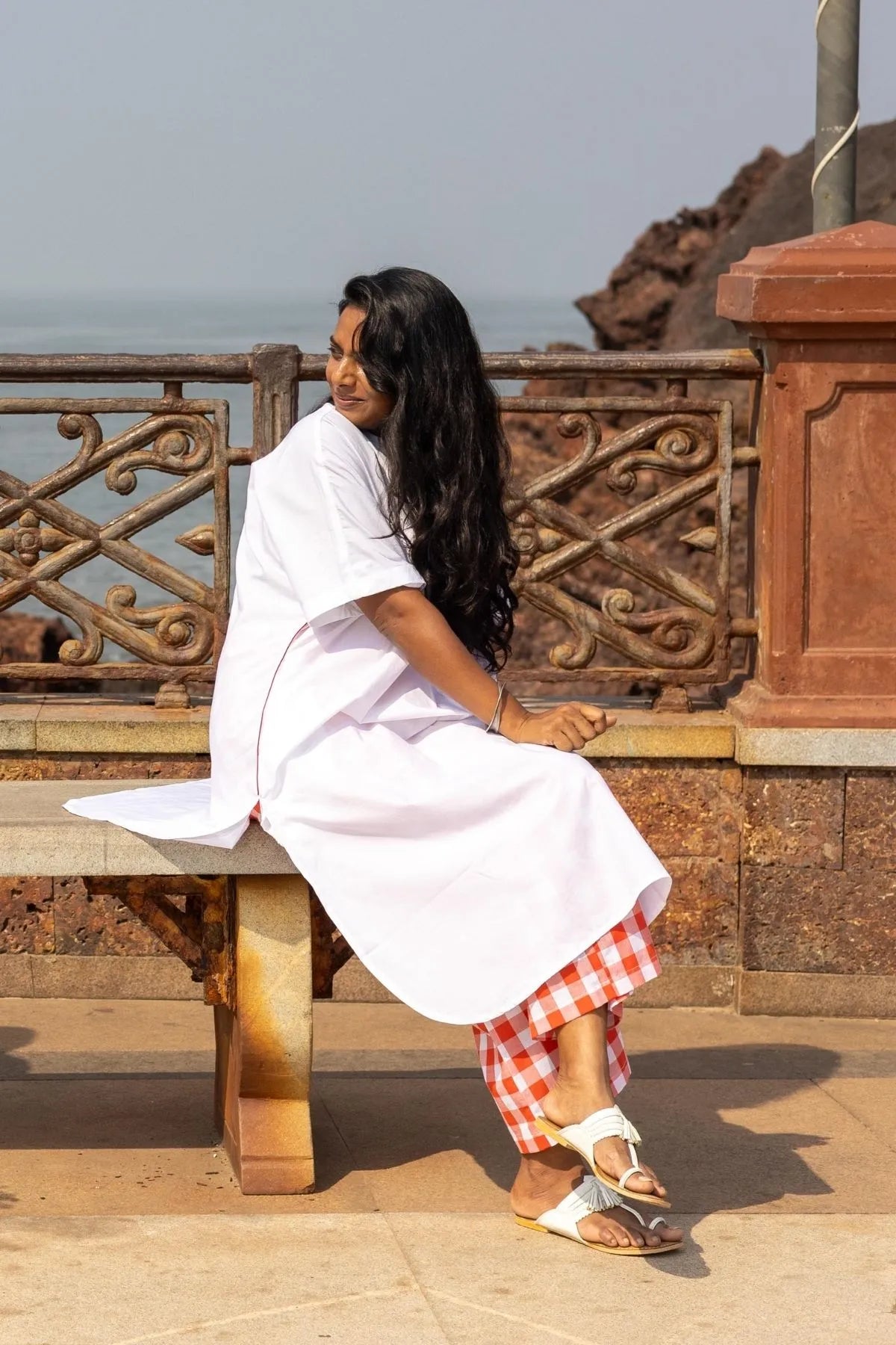 Zoya Tunic White