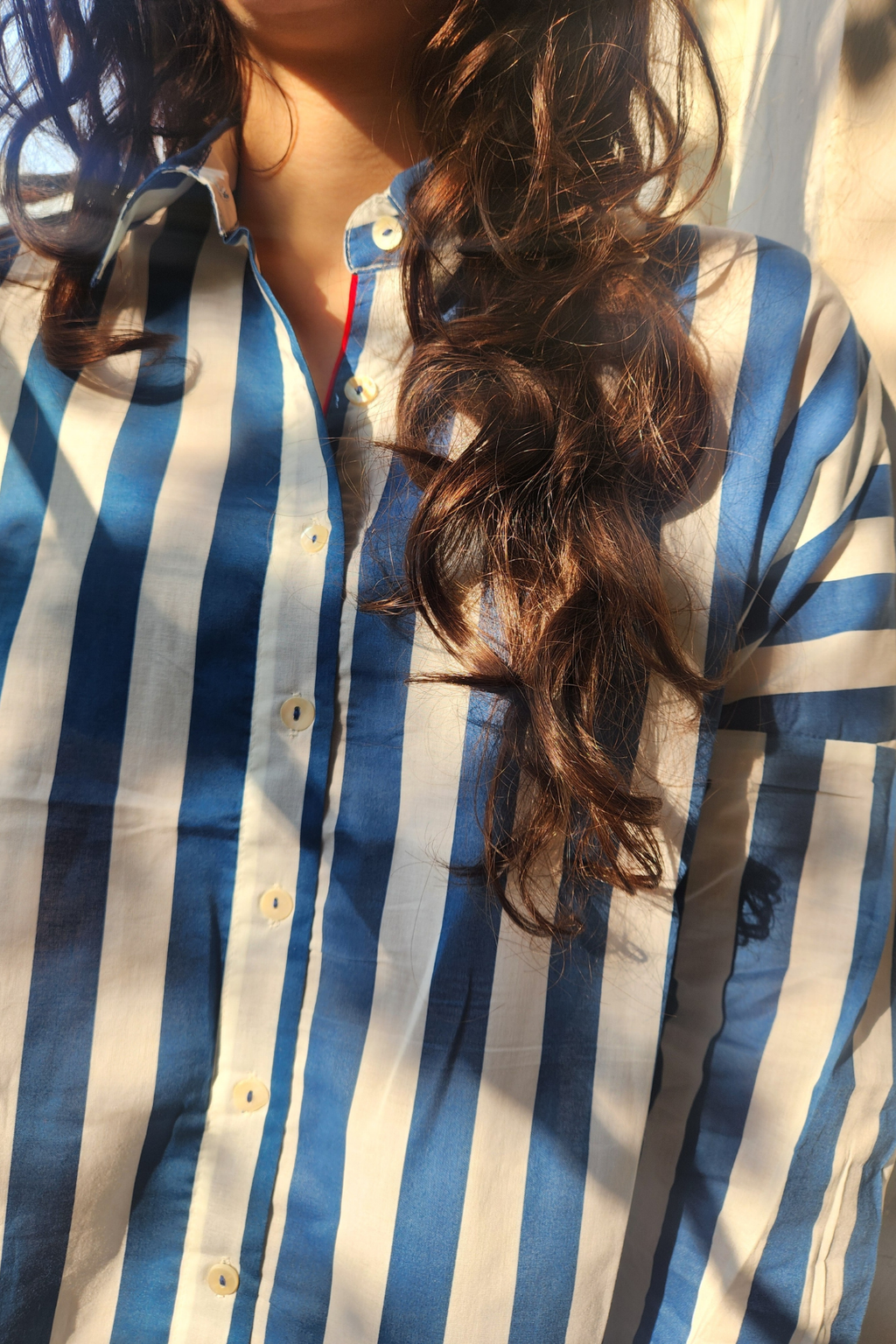 Fiza Shirt - Navy Blue